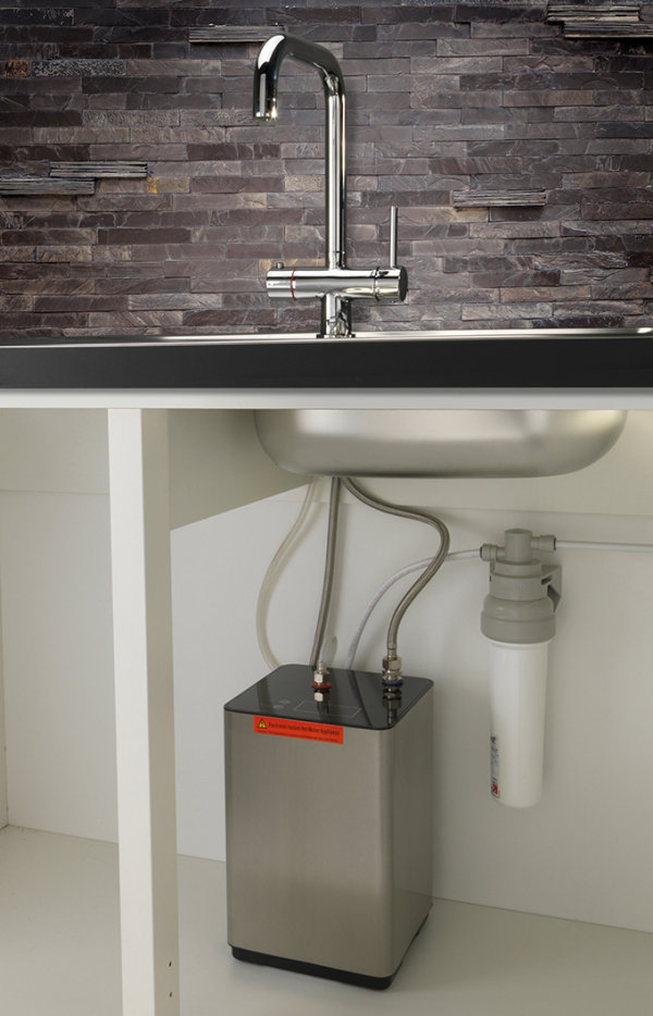tap with boiling and filtered water